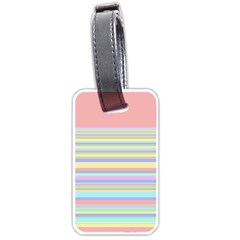 All Ratios Color Rainbow Pink Yellow Blue Green Luggage Tags (one Side)  by Mariart