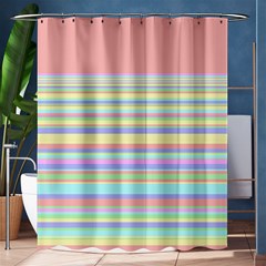 All Ratios Color Rainbow Pink Yellow Blue Green Shower Curtain 60  X 72  (medium)  by Mariart