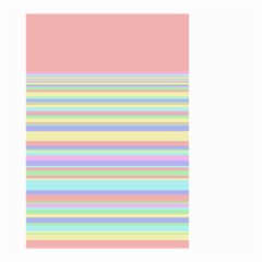 All Ratios Color Rainbow Pink Yellow Blue Green Small Garden Flag (two Sides) by Mariart