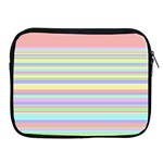 All Ratios Color Rainbow Pink Yellow Blue Green Apple iPad 2/3/4 Zipper Cases Front