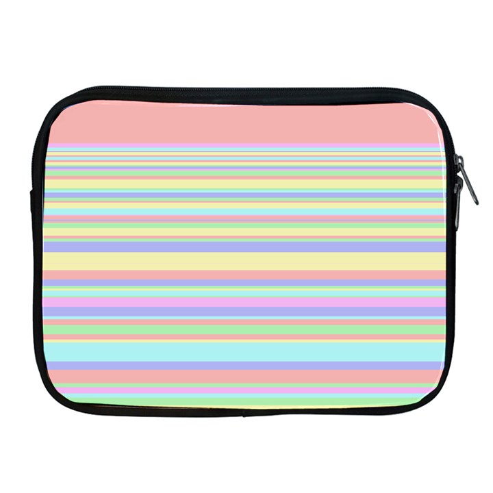 All Ratios Color Rainbow Pink Yellow Blue Green Apple iPad 2/3/4 Zipper Cases