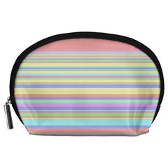 All Ratios Color Rainbow Pink Yellow Blue Green Accessory Pouches (large)  by Mariart