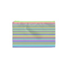 All Ratios Color Rainbow Pink Yellow Blue Green Cosmetic Bag (xs) by Mariart