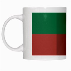 Albers Out Plaid Green Pink Yellow Red Line White Mugs by Mariart