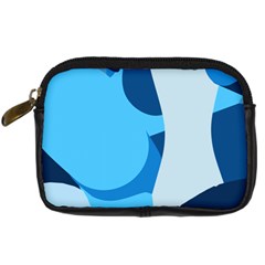 Blue Polka Digital Camera Cases by Mariart