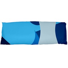 Blue Polka Body Pillow Case Dakimakura (two Sides) by Mariart