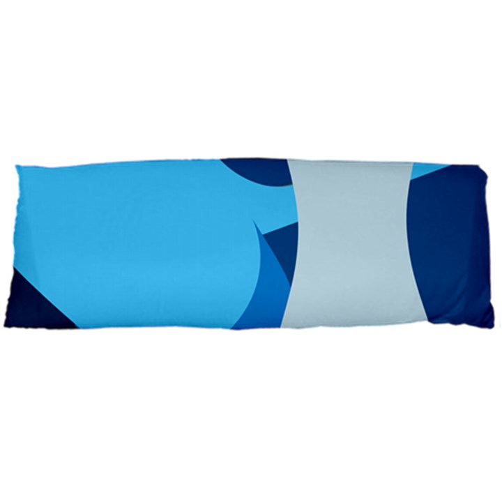 Blue Polka Body Pillow Case Dakimakura (Two Sides)