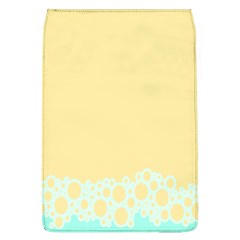 Bubbles Yellow Blue White Polka Flap Covers (l)  by Mariart