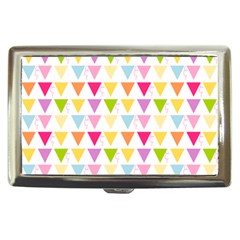 Bunting Triangle Color Rainbow Cigarette Money Cases by Mariart