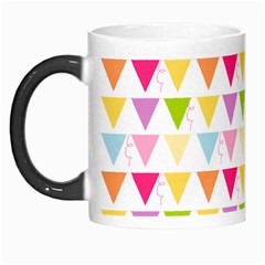 Bunting Triangle Color Rainbow Morph Mugs