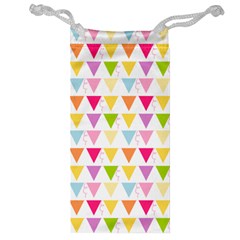 Bunting Triangle Color Rainbow Jewelry Bag