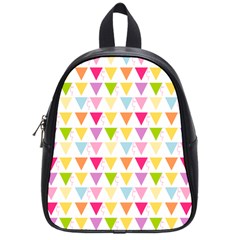 Bunting Triangle Color Rainbow School Bags (Small) 