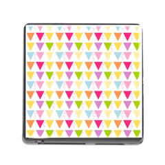 Bunting Triangle Color Rainbow Memory Card Reader (Square)