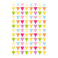 Bunting Triangle Color Rainbow Shower Curtain 48  x 72  (Small) 