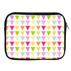 Bunting Triangle Color Rainbow Apple iPad 2/3/4 Zipper Cases