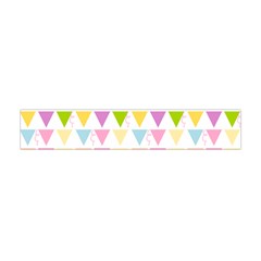 Bunting Triangle Color Rainbow Flano Scarf (Mini)