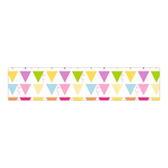 Bunting Triangle Color Rainbow Velvet Scrunchie