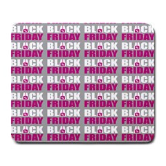 Black Friday Sale White Pink Disc Large Mousepads by Mariart