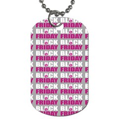 Black Friday Sale White Pink Disc Dog Tag (one Side) by Mariart