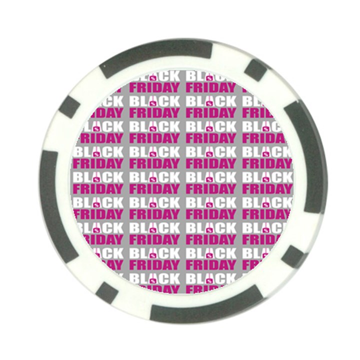 Black Friday Sale White Pink Disc Poker Chip Card Guard