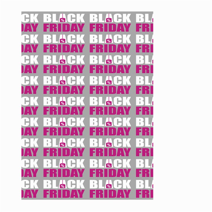 Black Friday Sale White Pink Disc Large Garden Flag (Two Sides)