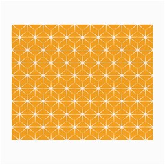 Yellow Stars Iso Line White Small Glasses Cloth (2-side) by Mariart