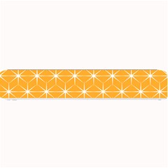 Yellow Stars Iso Line White Small Bar Mats by Mariart