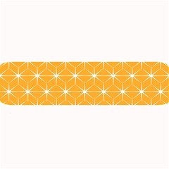 Yellow Stars Iso Line White Large Bar Mats by Mariart