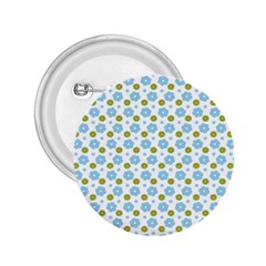 Blue Yellow Star Sunflower Flower Floral 2 25  Buttons