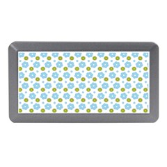 Blue Yellow Star Sunflower Flower Floral Memory Card Reader (mini) by Mariart