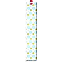 Blue Yellow Star Sunflower Flower Floral Large Book Marks by Mariart