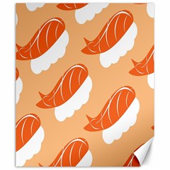 Fish Eat Japanese Sushi Canvas 20  X 24  