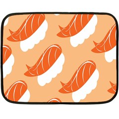 Fish Eat Japanese Sushi Double Sided Fleece Blanket (mini)  by Mariart