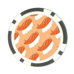 Fish Eat Japanese Sushi Poker Chip Card Guard (10 Pack) by Mariart