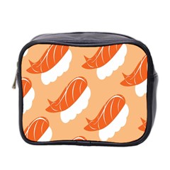 Fish Eat Japanese Sushi Mini Toiletries Bag 2-side by Mariart