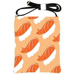 Fish Eat Japanese Sushi Shoulder Sling Bags by Mariart