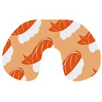 Fish Eat Japanese Sushi Travel Neck Pillows Front