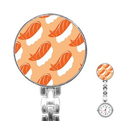 Fish Eat Japanese Sushi Stainless Steel Nurses Watch by Mariart