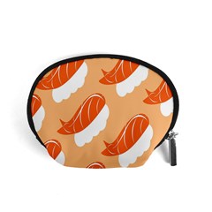 Fish Eat Japanese Sushi Accessory Pouches (small)  by Mariart