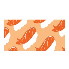 Fish Eat Japanese Sushi Satin Wrap by Mariart