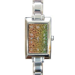 Crystals Rainbow Rectangle Italian Charm Watch by Mariart