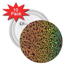 Crystals Rainbow 2 25  Buttons (10 Pack)  by Mariart