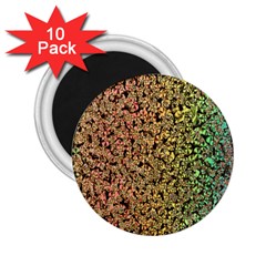 Crystals Rainbow 2 25  Magnets (10 Pack)  by Mariart