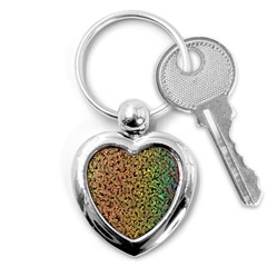 Crystals Rainbow Key Chains (heart)  by Mariart