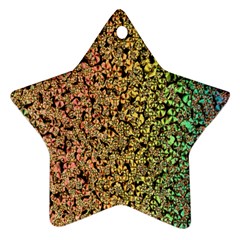 Crystals Rainbow Star Ornament (two Sides) by Mariart