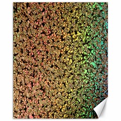 Crystals Rainbow Canvas 11  X 14   by Mariart