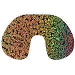 Crystals Rainbow Travel Neck Pillows Front