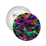 Flowersfloral Star Rainbow 2.25  Buttons Front