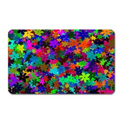 Flowersfloral Star Rainbow Magnet (rectangular)