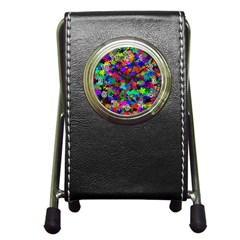 Flowersfloral Star Rainbow Pen Holder Desk Clocks by Mariart